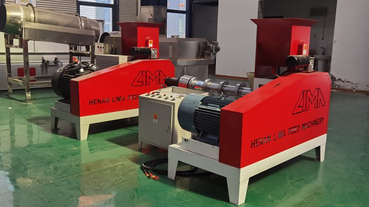 dry type growfin fish  feed extruder machine in Uganda